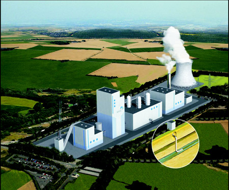 Zero-CO2 power plant, the centre piece of ecological modernisation