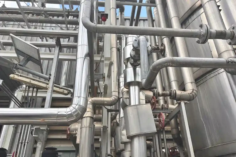 Modular Carbon Capture - Image of Steel CO2 pipes